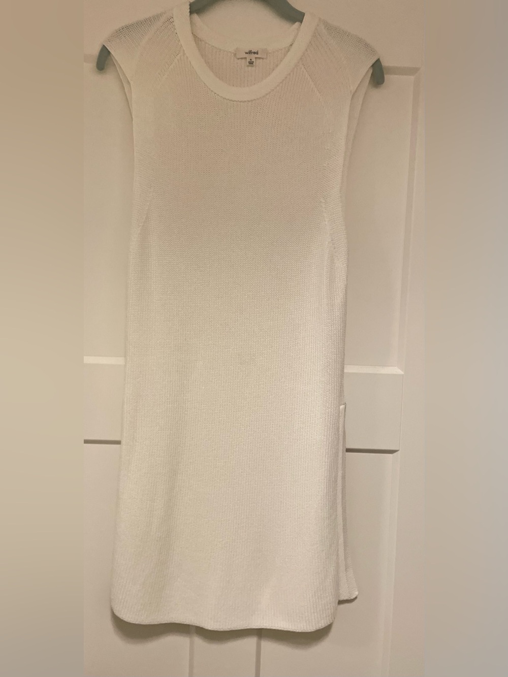 Aritzia Wilfred Palmier Knit Sleeveless Tunic Sweater